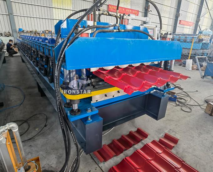 機械2を形作るIBRおよび828艶をかけられたタイルの二重層ロール