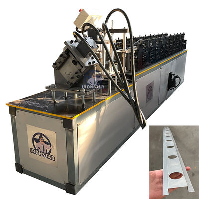 “US Standard Punching Holes Omega Profile Roll Forming Machine Top Hat Purlin Roll Forming Machine With Hole Punching Function US Specification Omega Profile Top Hat Roll Forming Machine ”