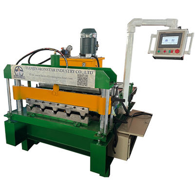 “Hot Sale In South Africa IBR Crimping Roof Sheet Roll Forming Machine With Complete Working Video Automatic 686 Trapezoidal Metal Roof Panel Making Machine For Factory Warehouse”