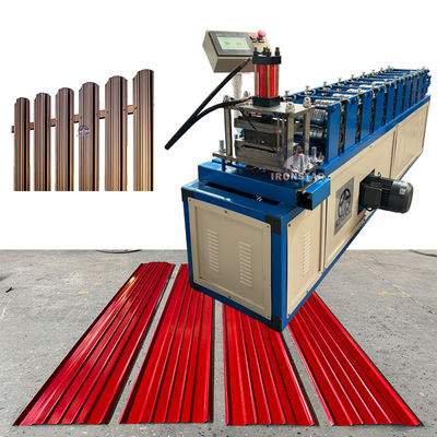 “174mm Metal Fence Post Roll Forming Machine Popular In Miami USA Fence Roll Forming Machine Fence Panel Making Machinery Full Set Fence Production Equipment”
