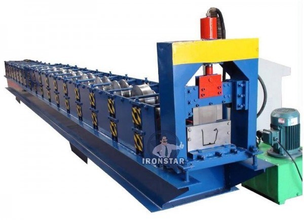 “Ironstar Automatic K Style Gutter Roll Forming Machine for Aluminium and Galvanized Steel Sheet”