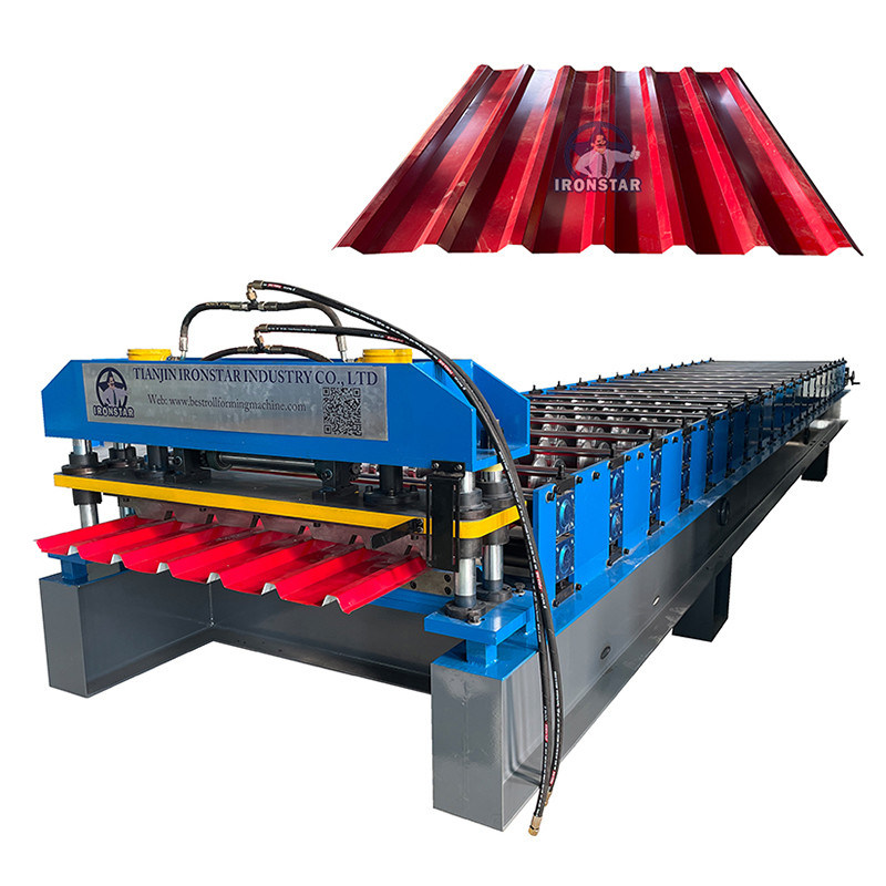 High Precision PBU Type Roofing Sheet Roll Forming Machine with PLC Control System to America