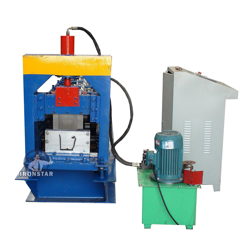 “Ironstar Automatic K Style Gutter Roll Forming Machine for Aluminium and Galvanized Steel Sheet”
