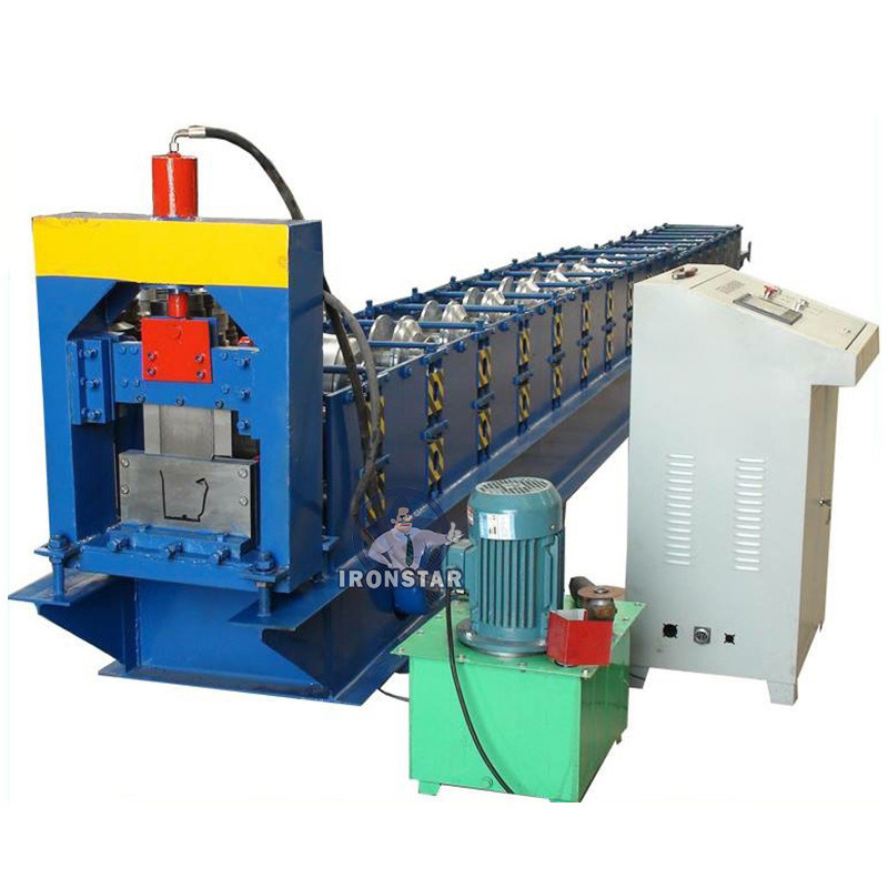 “Ironstar Automatic K Style Gutter Roll Forming Machine for Aluminium and Galvanized Steel Sheet”