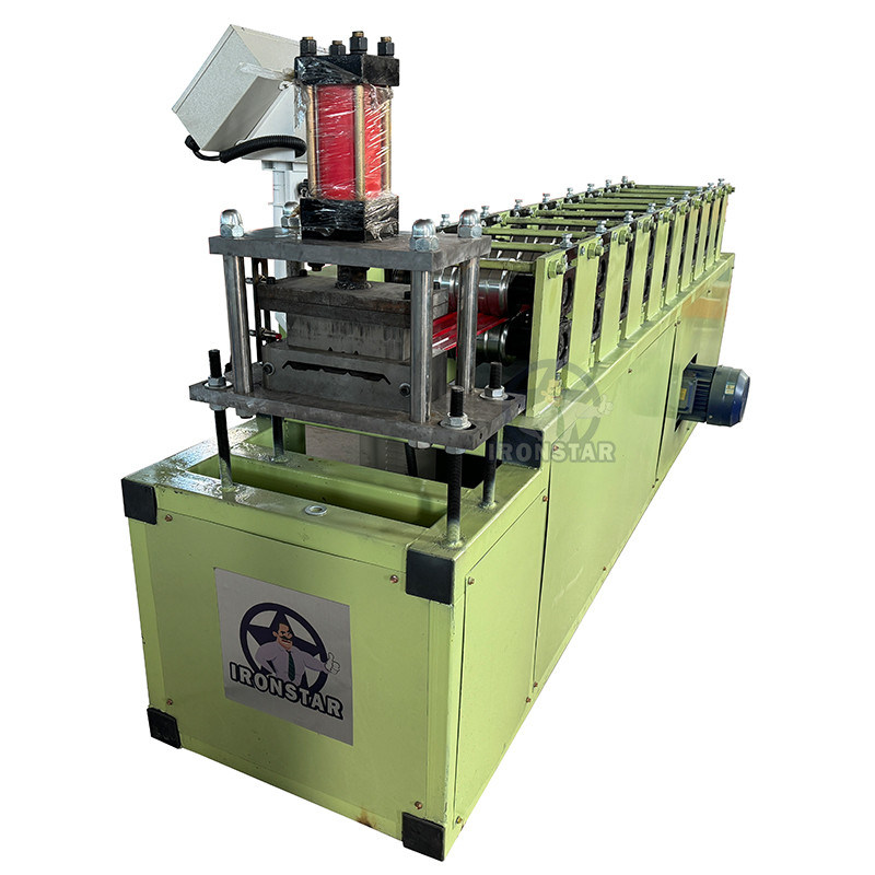 “American Construction 174mm Metal Fence Post Roll Forming Machine Shipped To Miami Fence Panel Roll Forming Machinery Garden Fence Profile Machine”