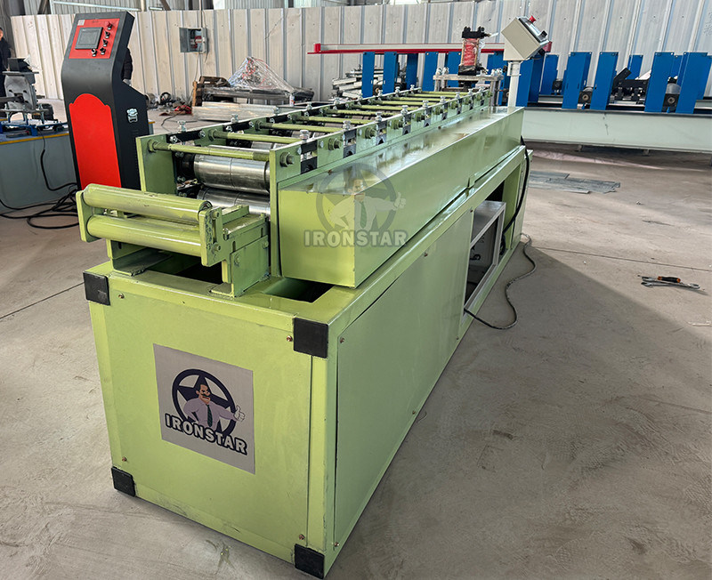 “American Construction 174mm Metal Fence Post Roll Forming Machine Shipped To Miami Fence Panel Roll Forming Machinery Garden Fence Profile Machine”