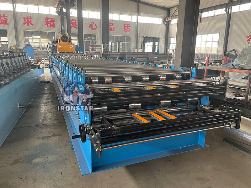 “Factory Direct Supply 4 Rib TR4 Trapezoidal Sheet 5 Rib Big Bamboo Tile Double Layer Roll Forming Machine Custom Size Color Steel Roof Tile Making Machinery”