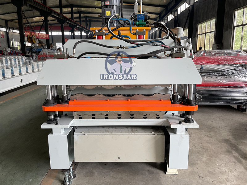 “Factory Direct Supply 836 Wave Sheet 828 Roof Tile Double Layer Roll Forming Machine Equipped With Flying Cutting System Two In One Roof Tile Making Machinery”