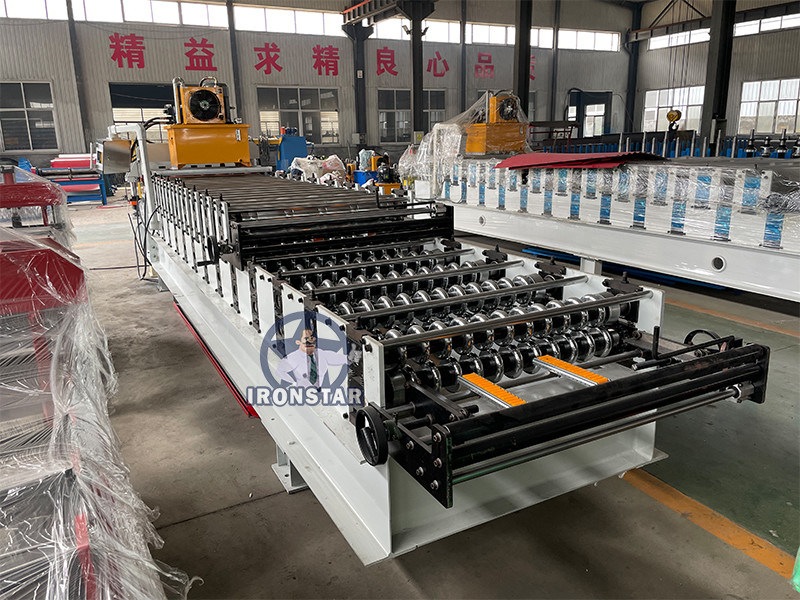 “Factory Direct Supply 836 Wave Sheet 828 Roof Tile Double Layer Roll Forming Machine Equipped With Flying Cutting System Two In One Roof Tile Making Machinery”