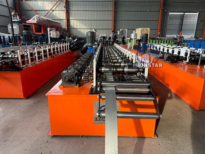 “UAE Market Automatic Shadow Wall Angle 2 in 1 Roll Forming Machine Angle U Stud C Channel C Stud Combined Roll Forming Machine”