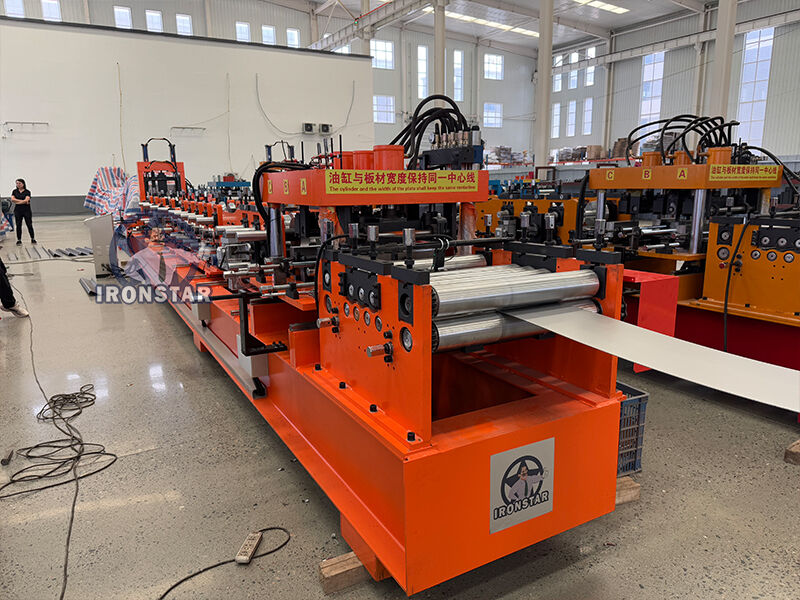 Full Automatic CZ Purlin Roll Forming Machine | High Speed Steel CZ Channel Manufacturing Equipment